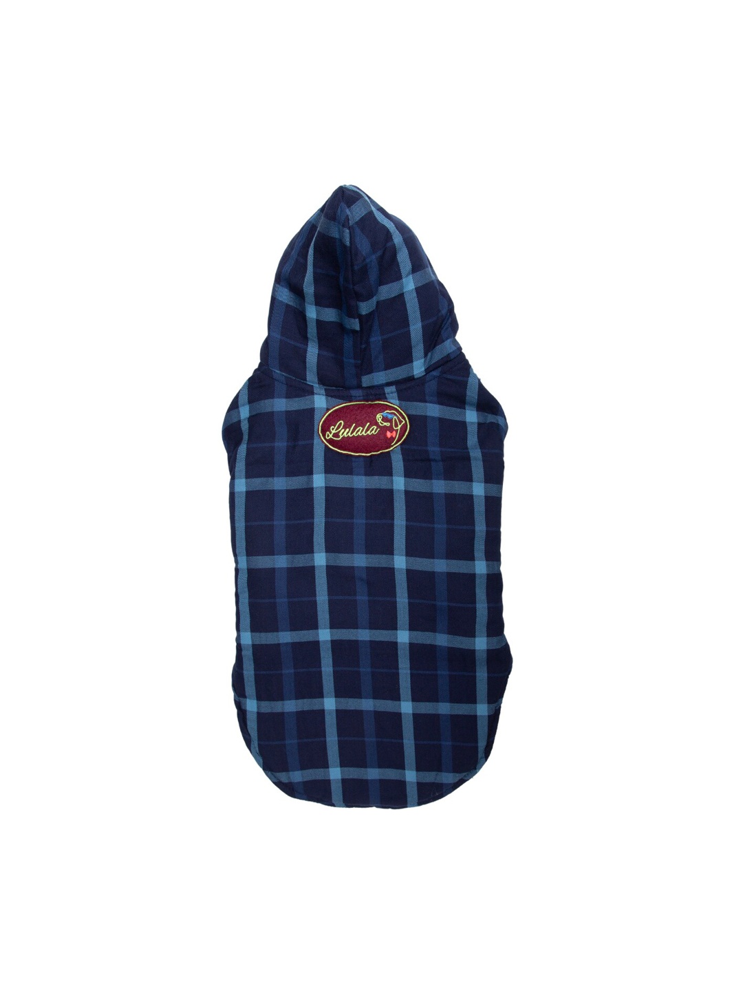 

Lulala Blue Checked Cotton Reversible Dog Winter Jacket