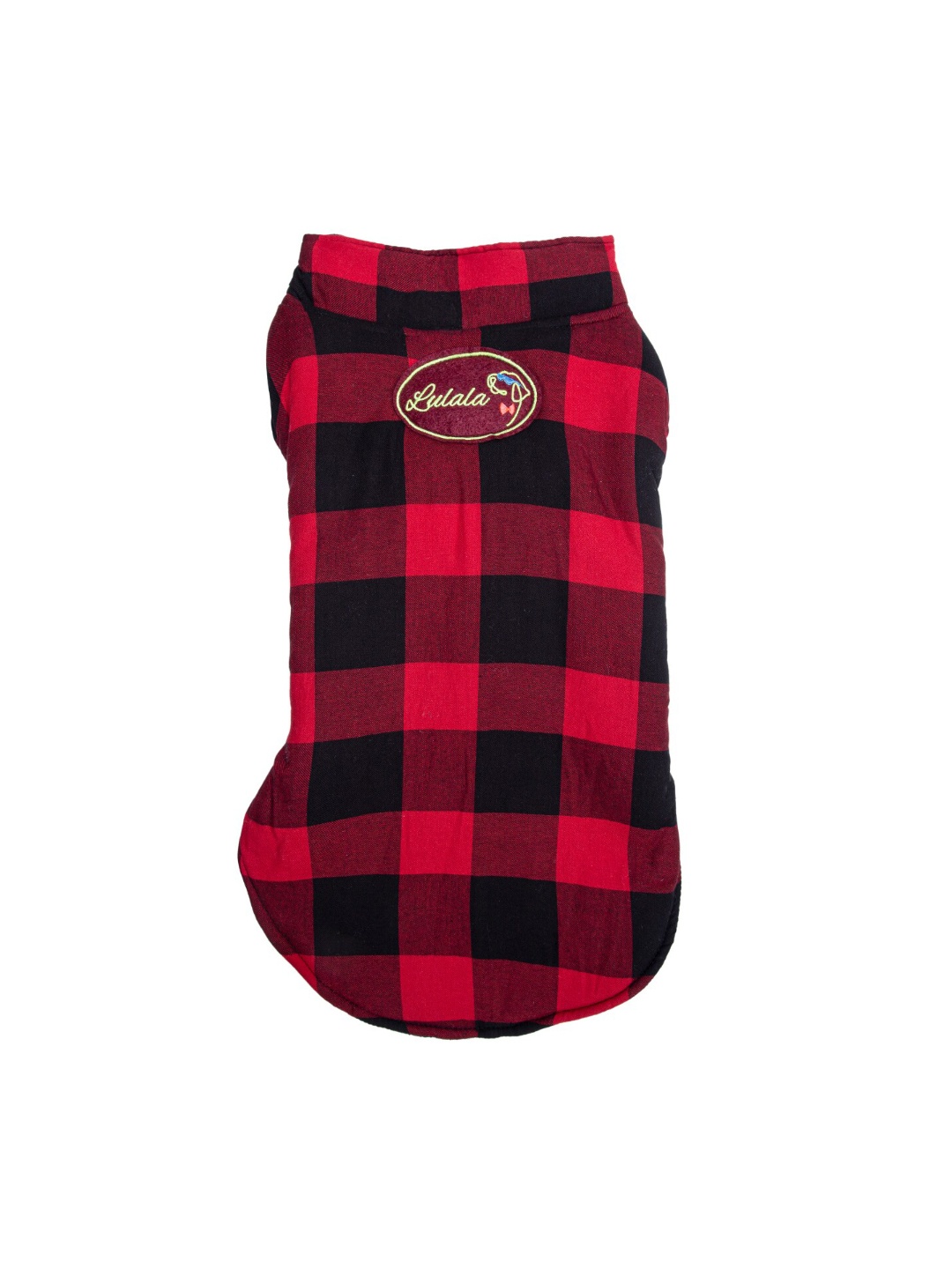 

Lulala Red & Black Checked Dog Winter Jacket