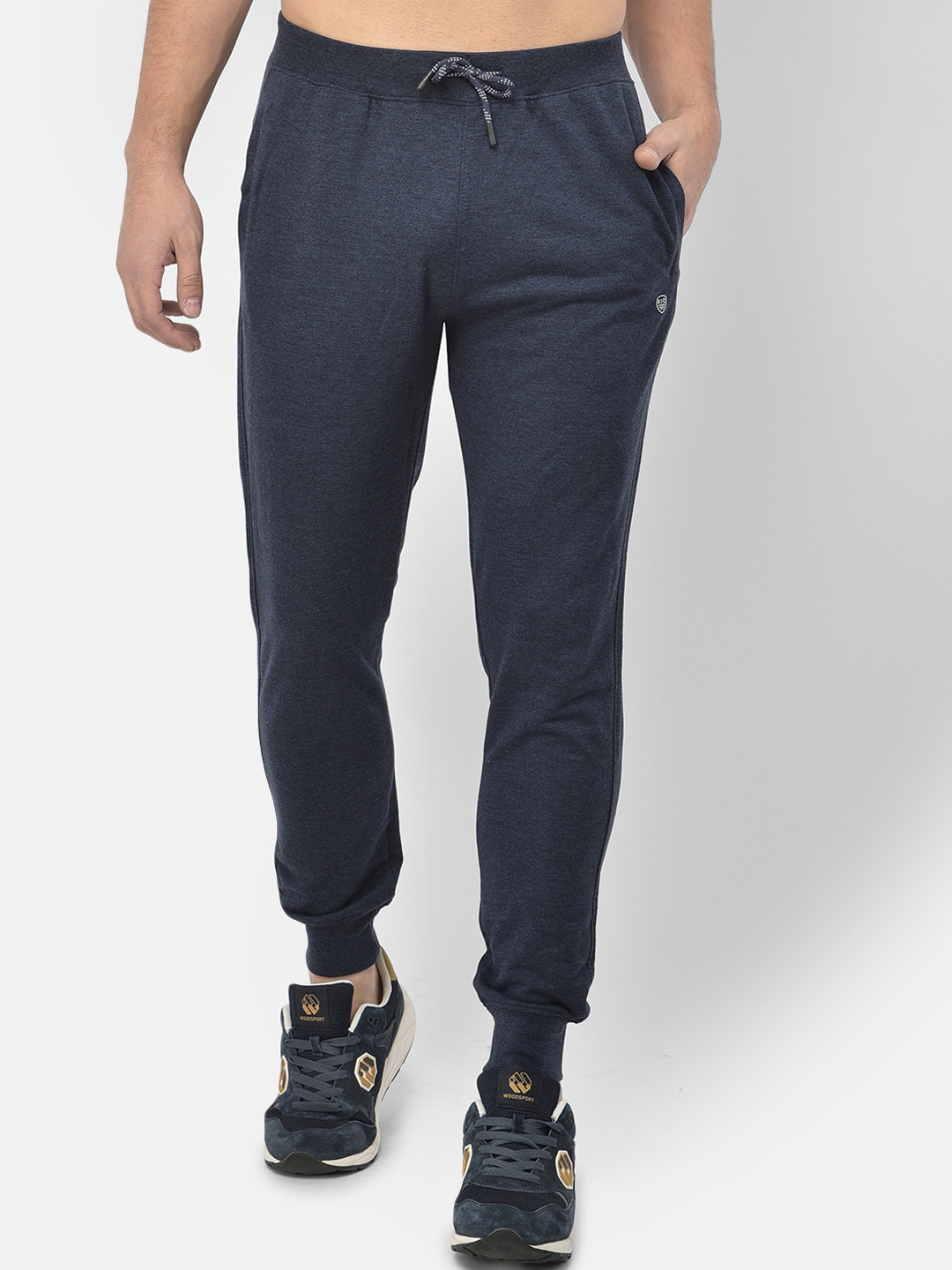 

Richlook Men Navy Blue Solid Joggers