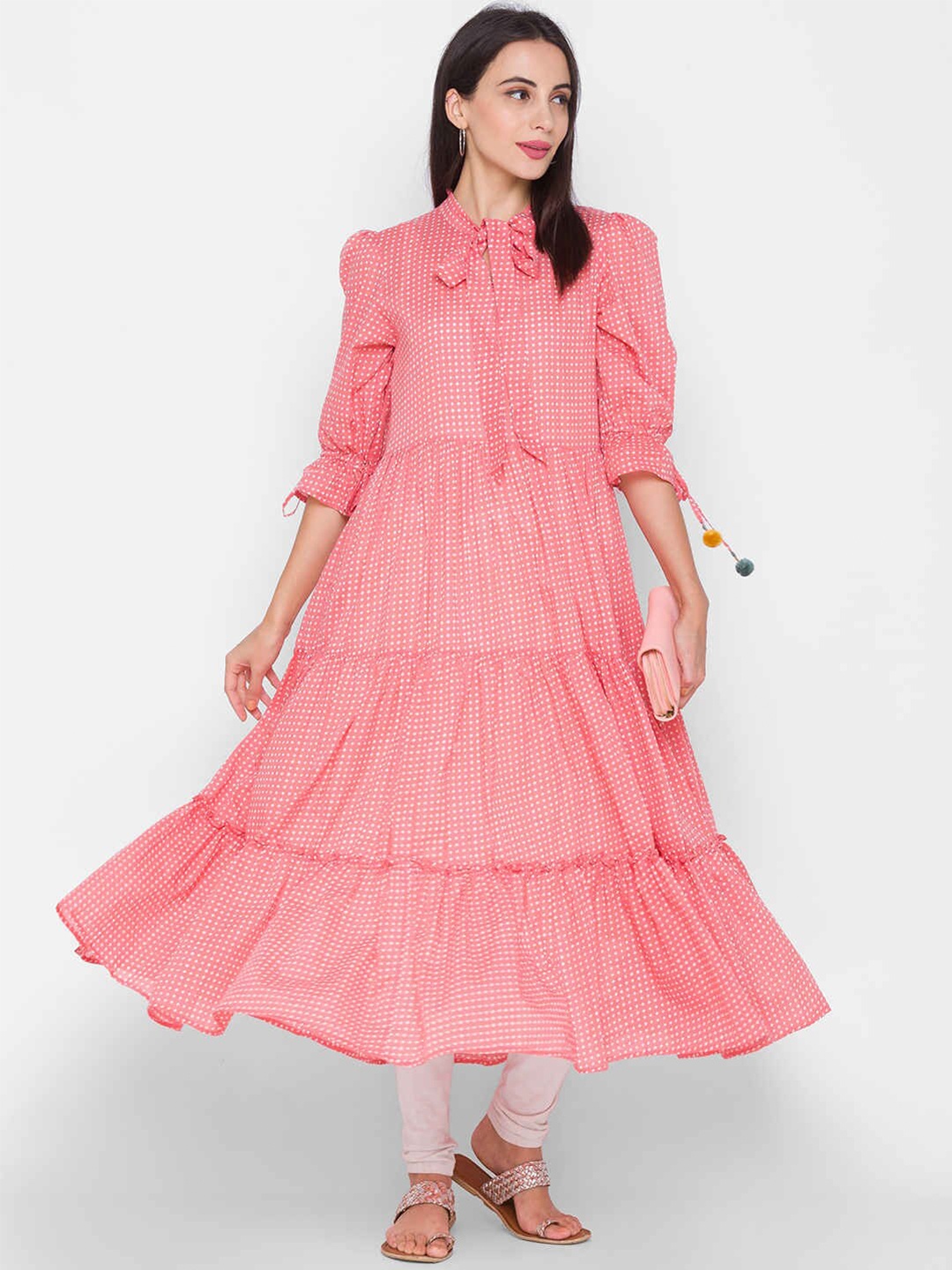 

ZOLA Pink Midi Dress