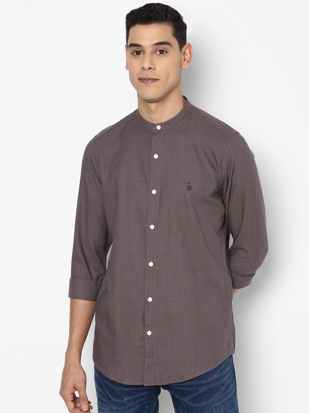 

SIMON CARTER LONDON Men Maroon Slim Fit Opaque Casual Shirt