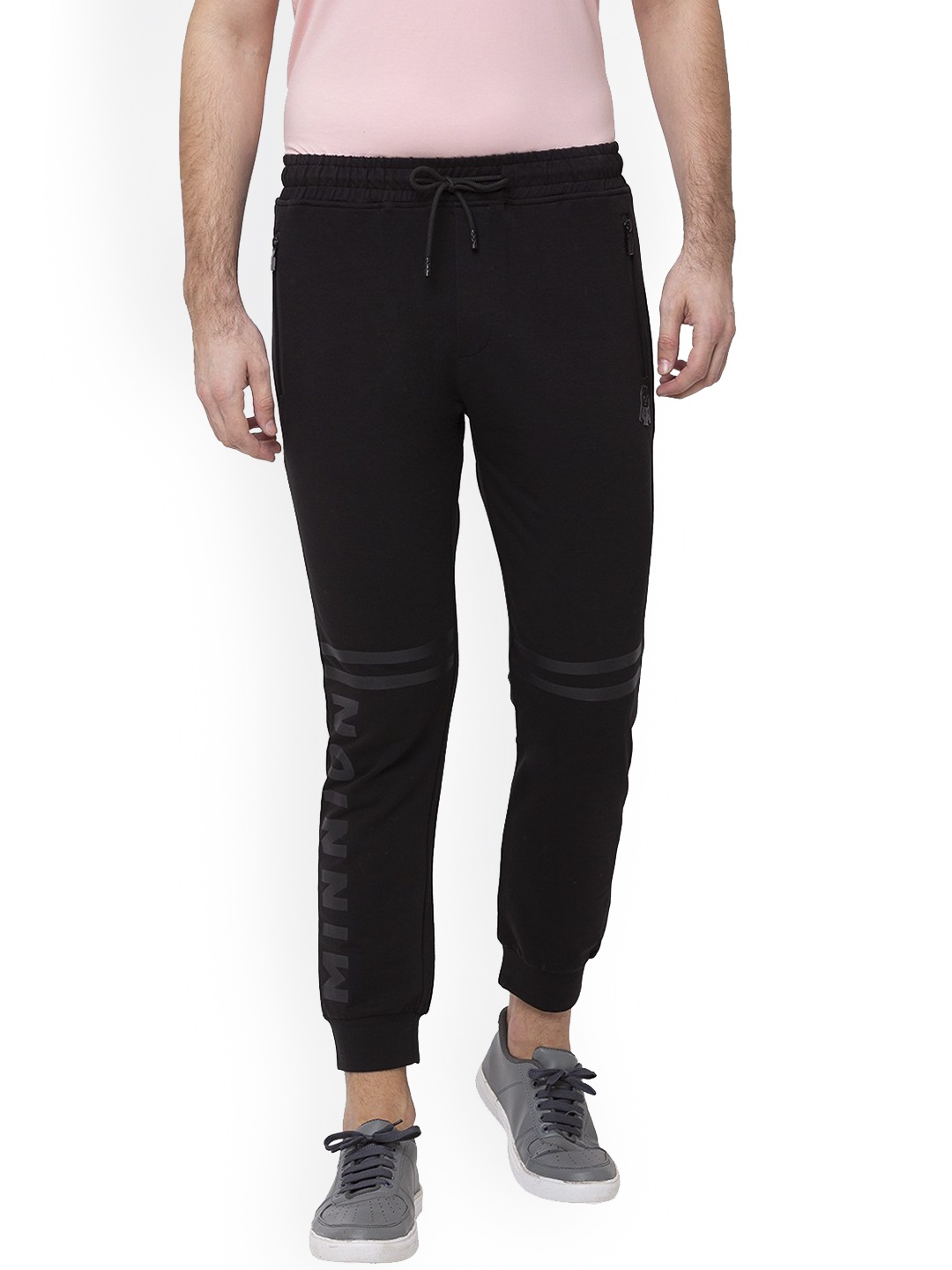

Status Quo Men Black Solid Joggers