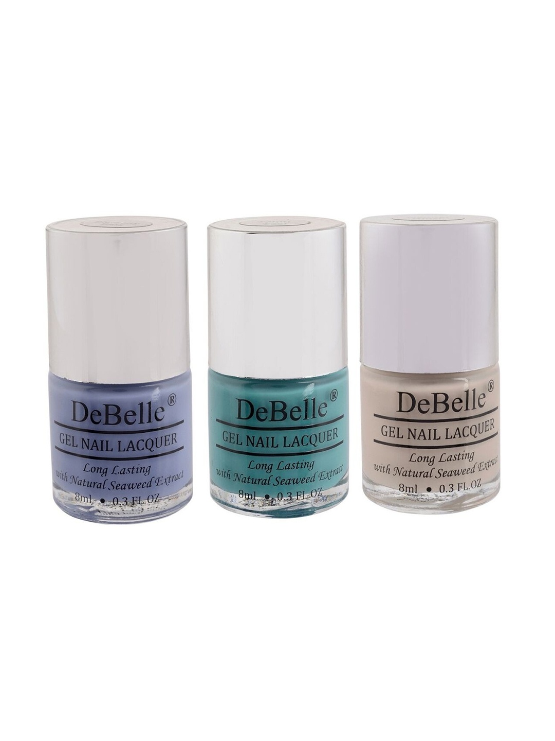 

DeBelle Set Of 3 Gel Nail Polish - 8ml Each, Purple