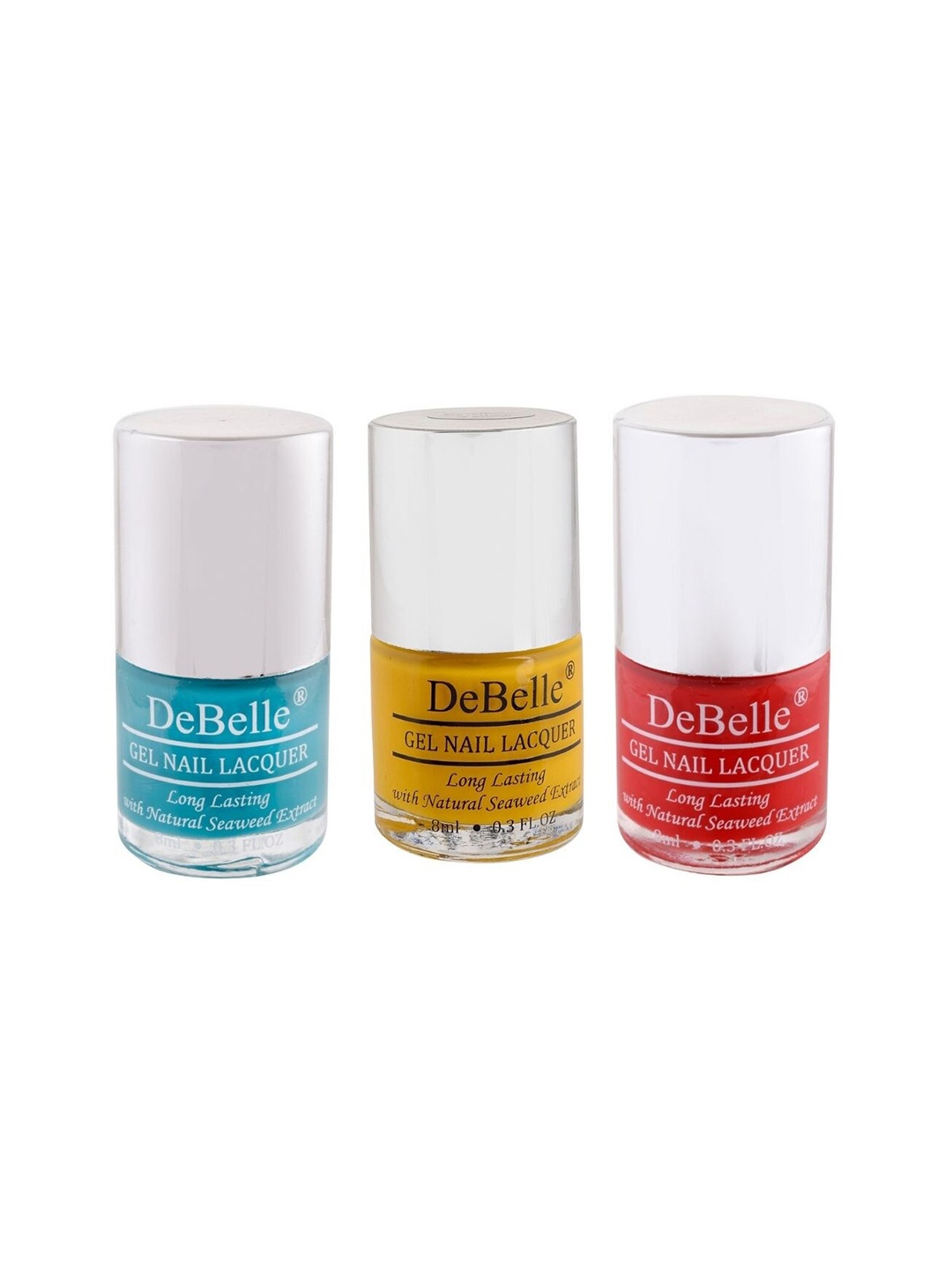 

DeBelle Set Of 3 Gel Nail Polish - 8ml Each, Pink