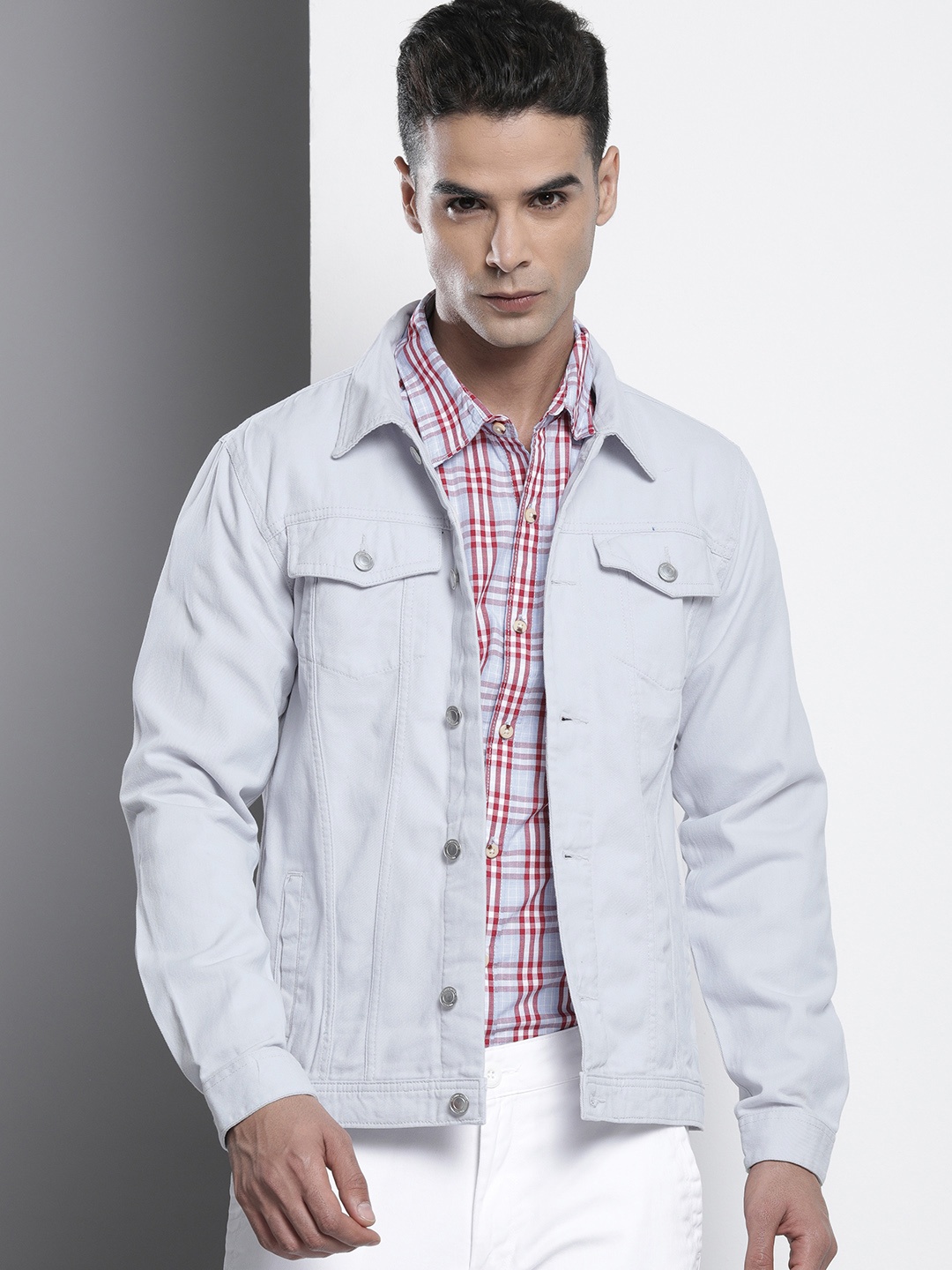 The Indian Garage Co Men Lightweight Denim Jacket