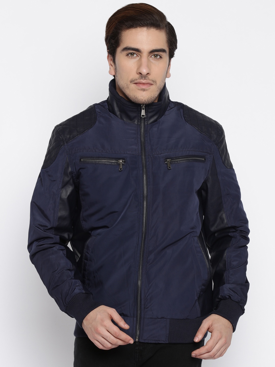 

The Indian Garage Co. Blue Bomber Jacket