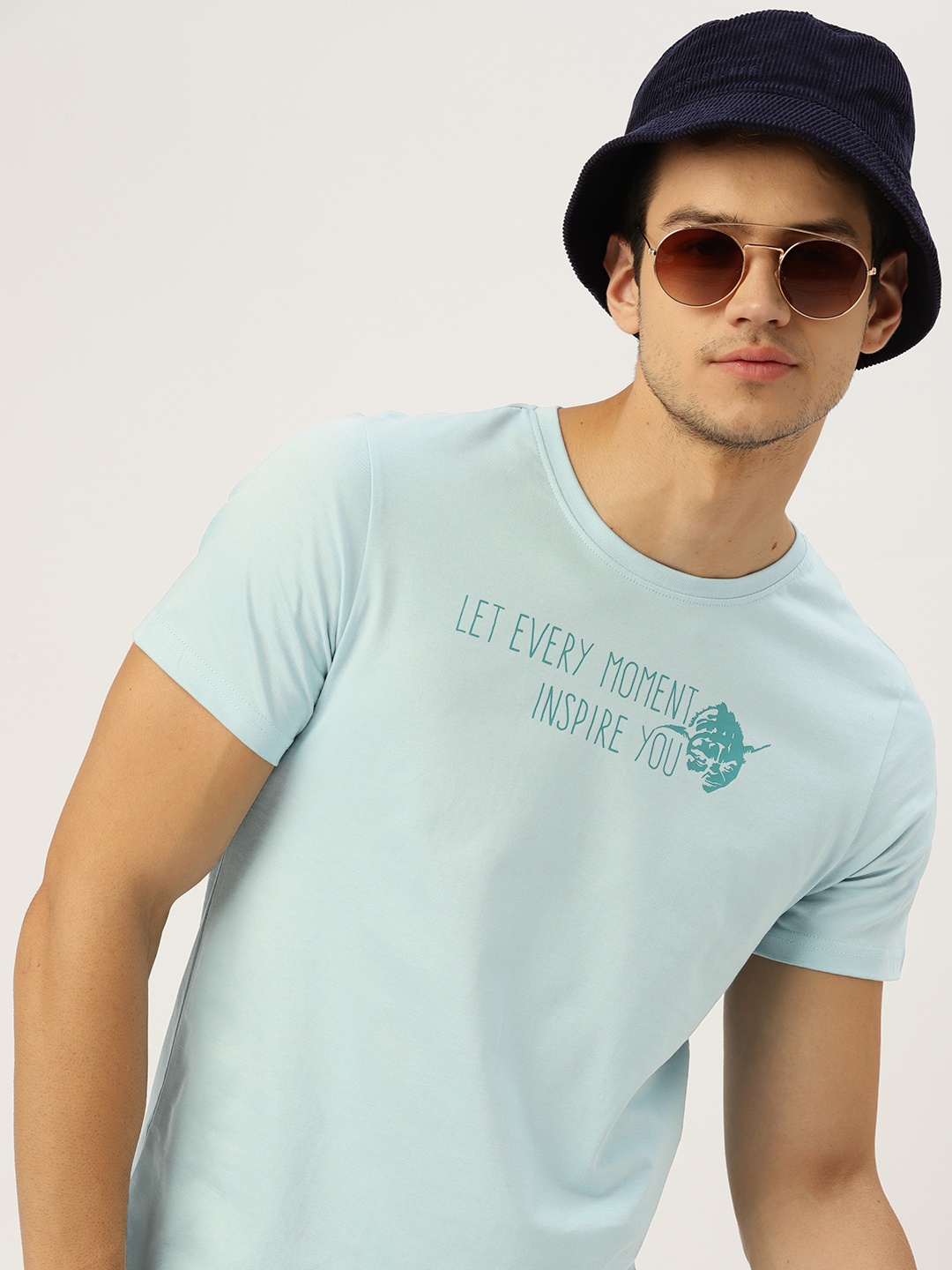 

Kook N Keech Star Wars Men Blue Printed Pure Cotton T-shirt