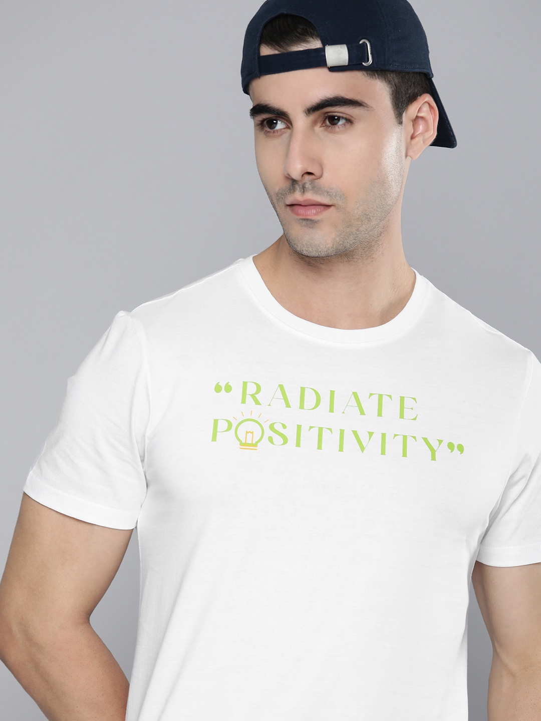 

Kook N Keech Men White Typography Printed Pure Cotton Casual T-shirt