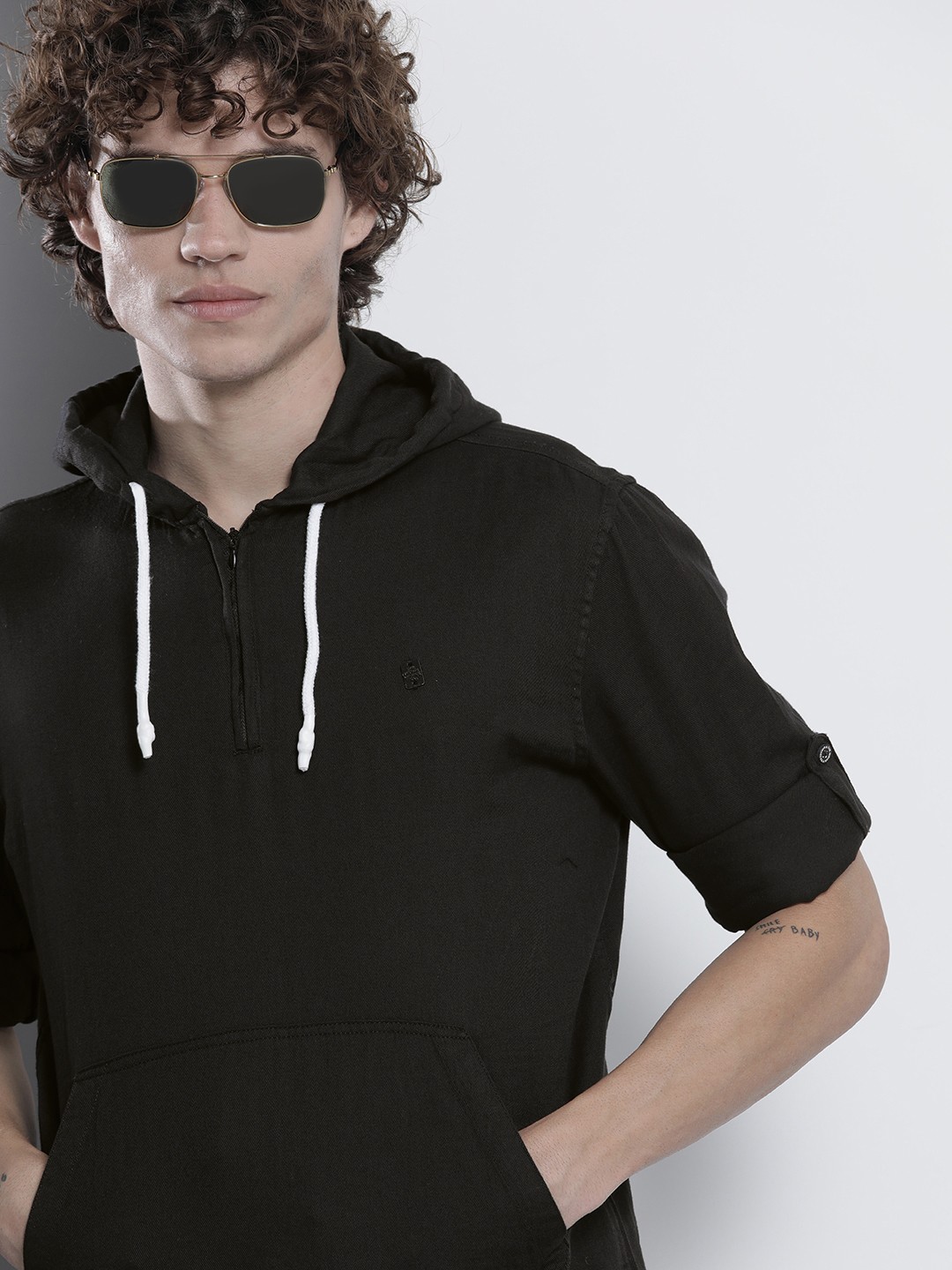 

The Indian Garage Co Men Black Casual Shirt