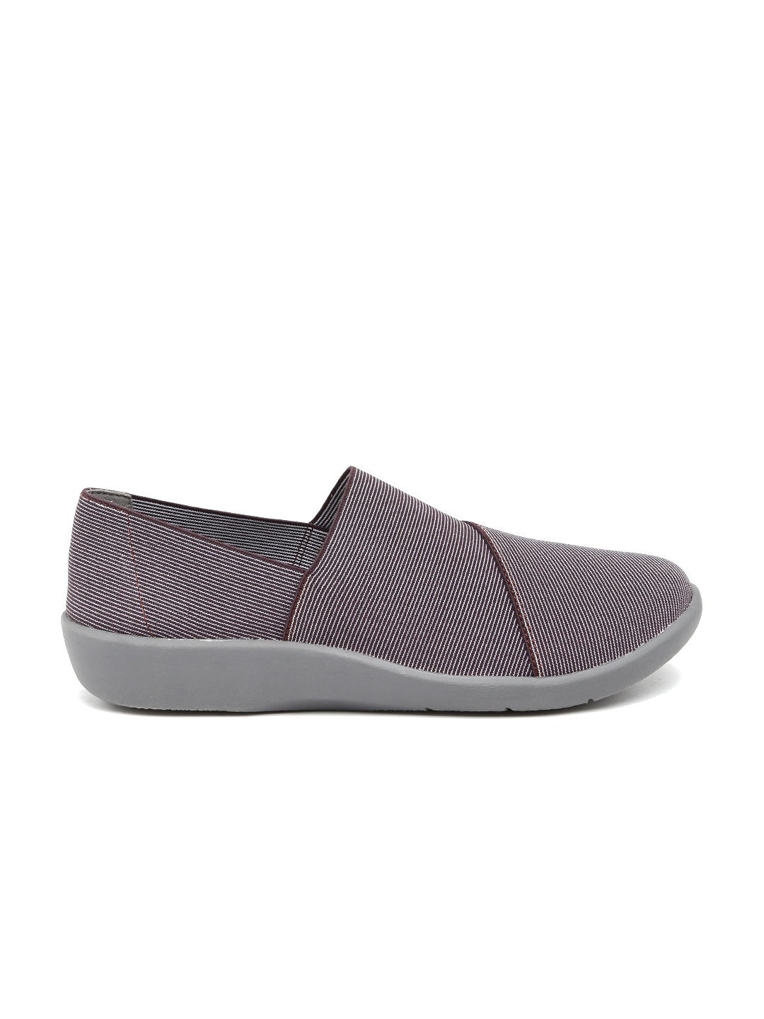 

Clarks Women Maroon Sillian Firn Slip-Ons