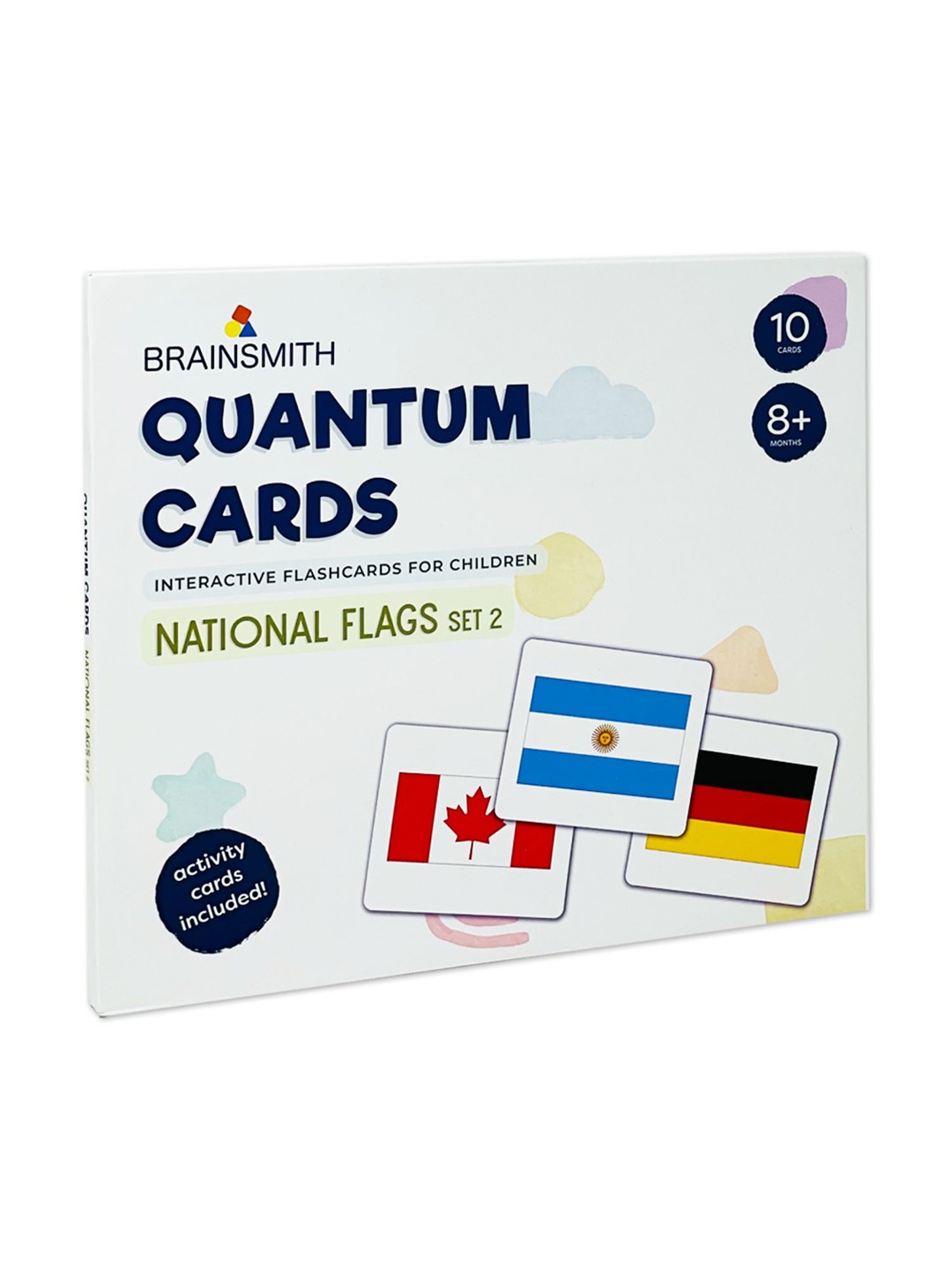 

Brainsmith National Flags Set 2 Quantum Cards, White