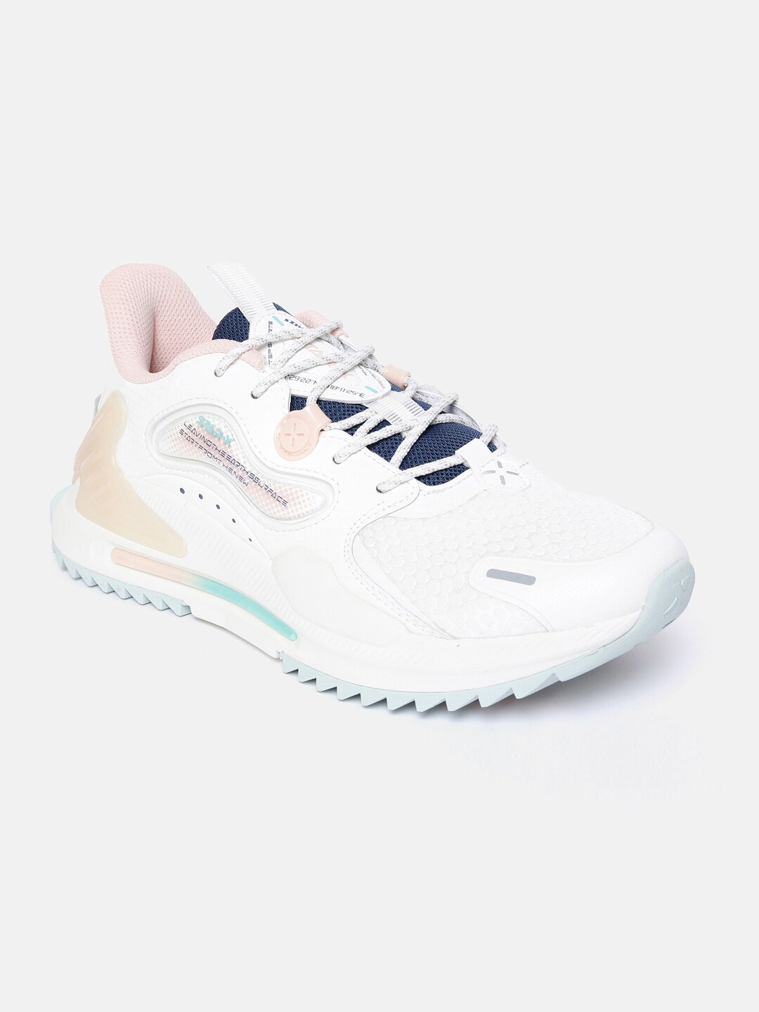 

Xtep Women White Textile Training or Gym Non-Marking Shoes