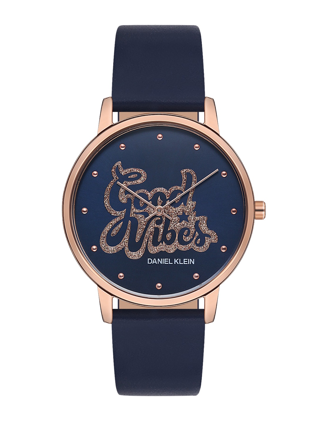 

Daniel Klein Women Blue Dial & Blue Leather Straps Analogue Watch DK 1 12631-7-Re