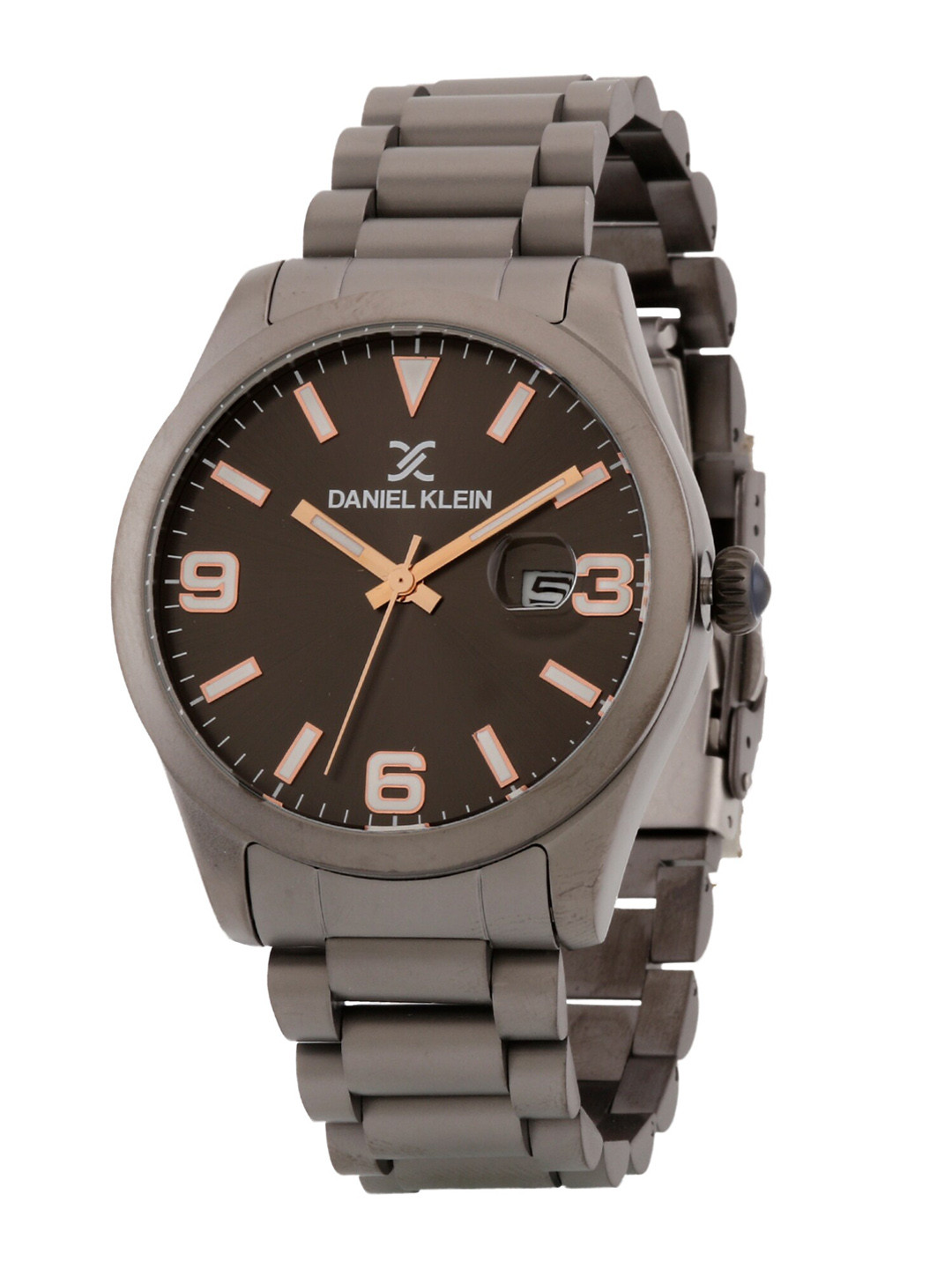 

Daniel Klein Men Black Dial & Black Stainless Steel Bracelet Style Straps Analogue Watch DK 1 12573-6-Re