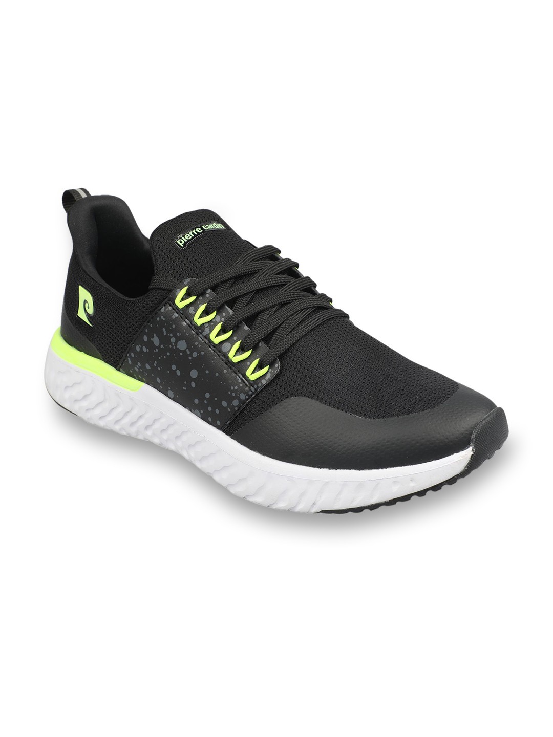 

pierre cardin Men Black Mesh Running Shoes