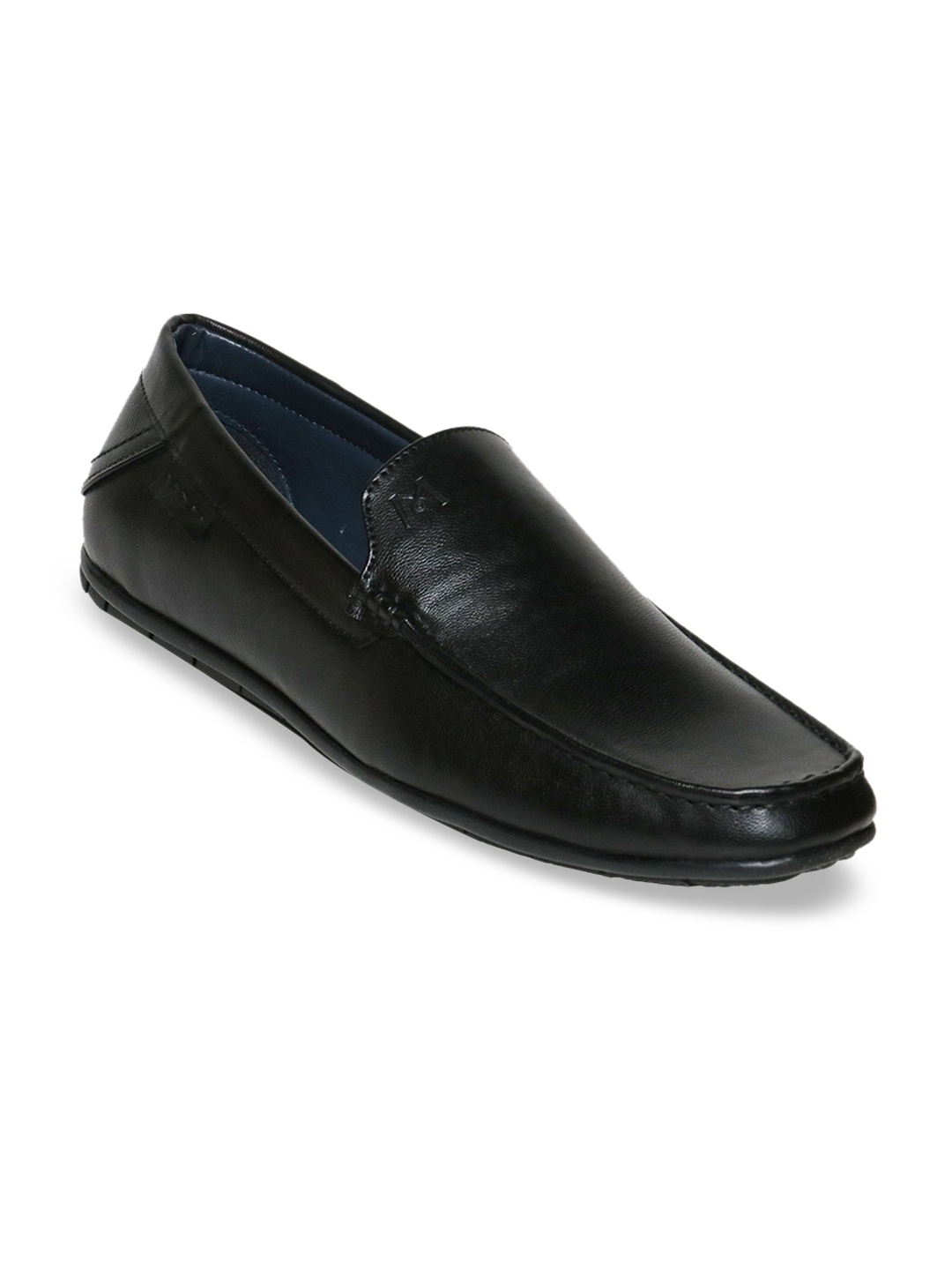 

MICHAEL ANGELO Men Black Solid Formal Loafers