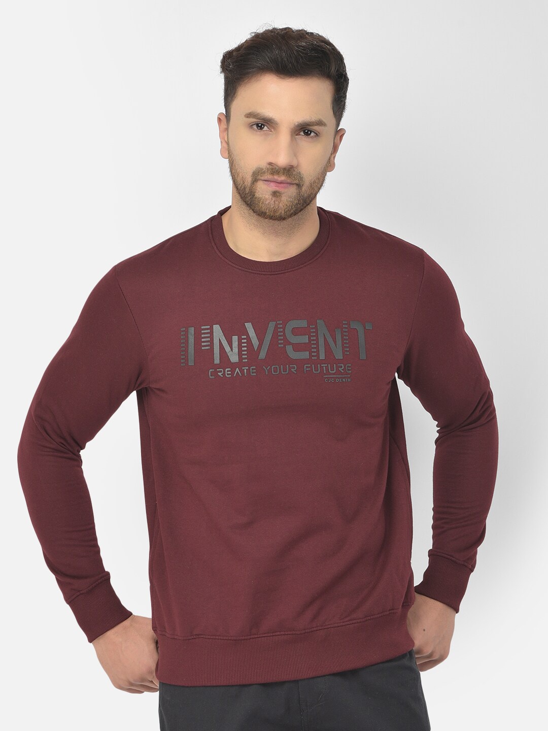 

COBB Men Maroon Sweatshirt