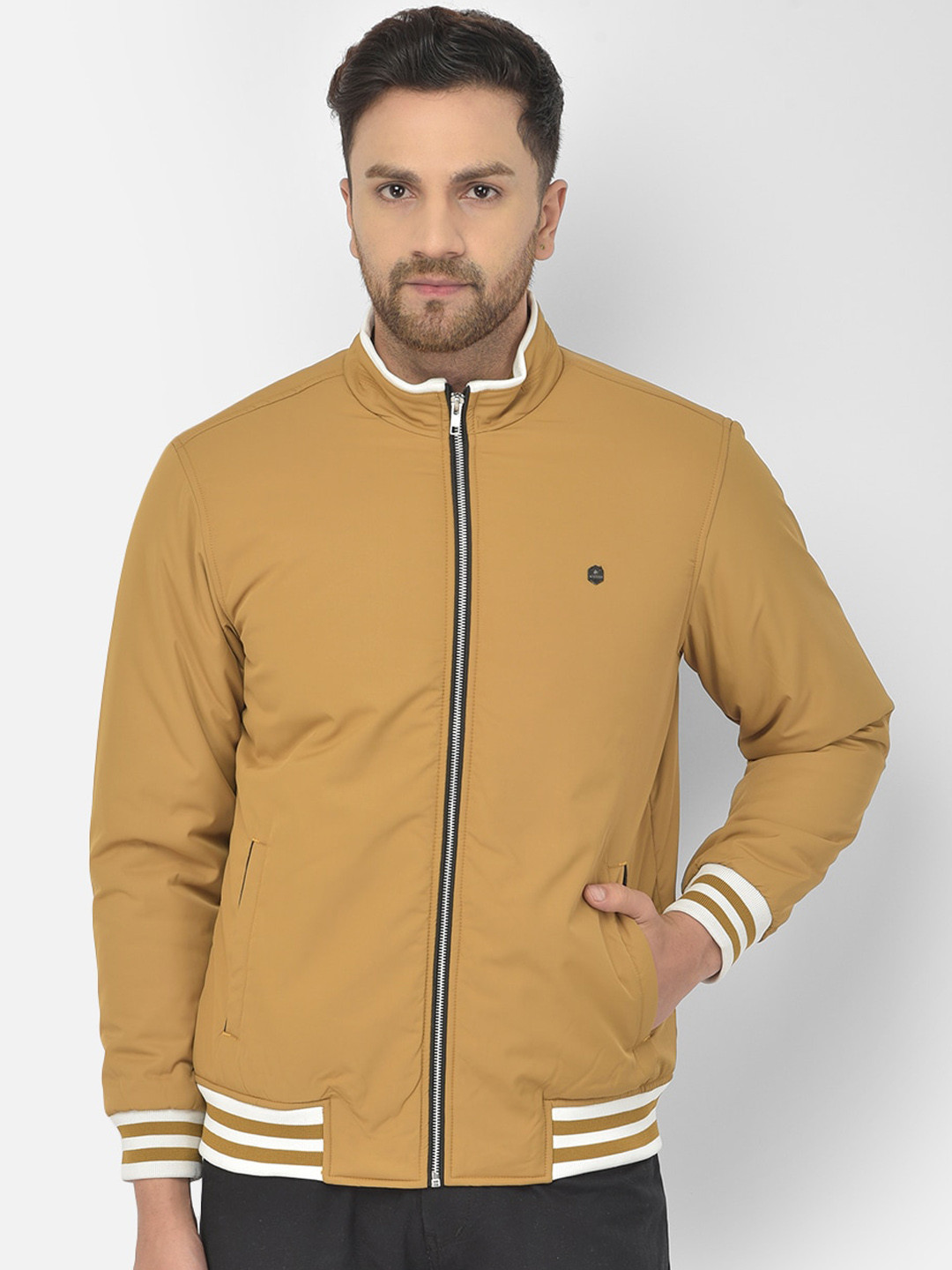 

COBB Men Yellow Lightweight Bomber Jacket