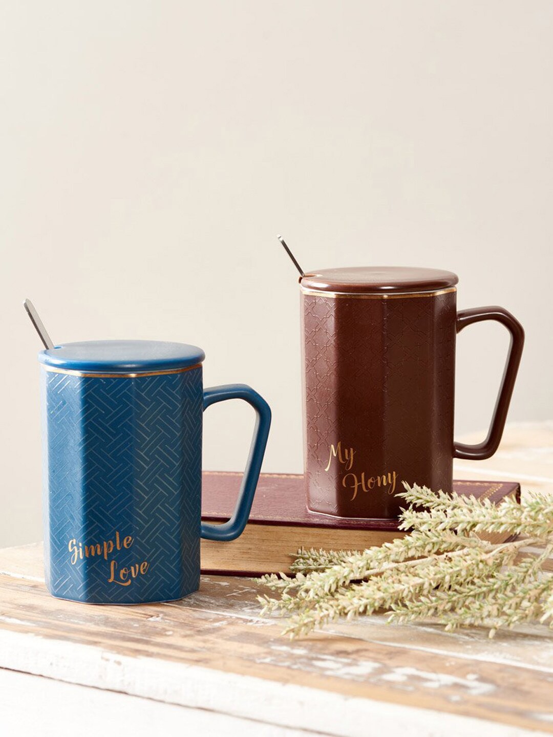 

THEDECORKART Brown Solid Ceramic Matte Mug