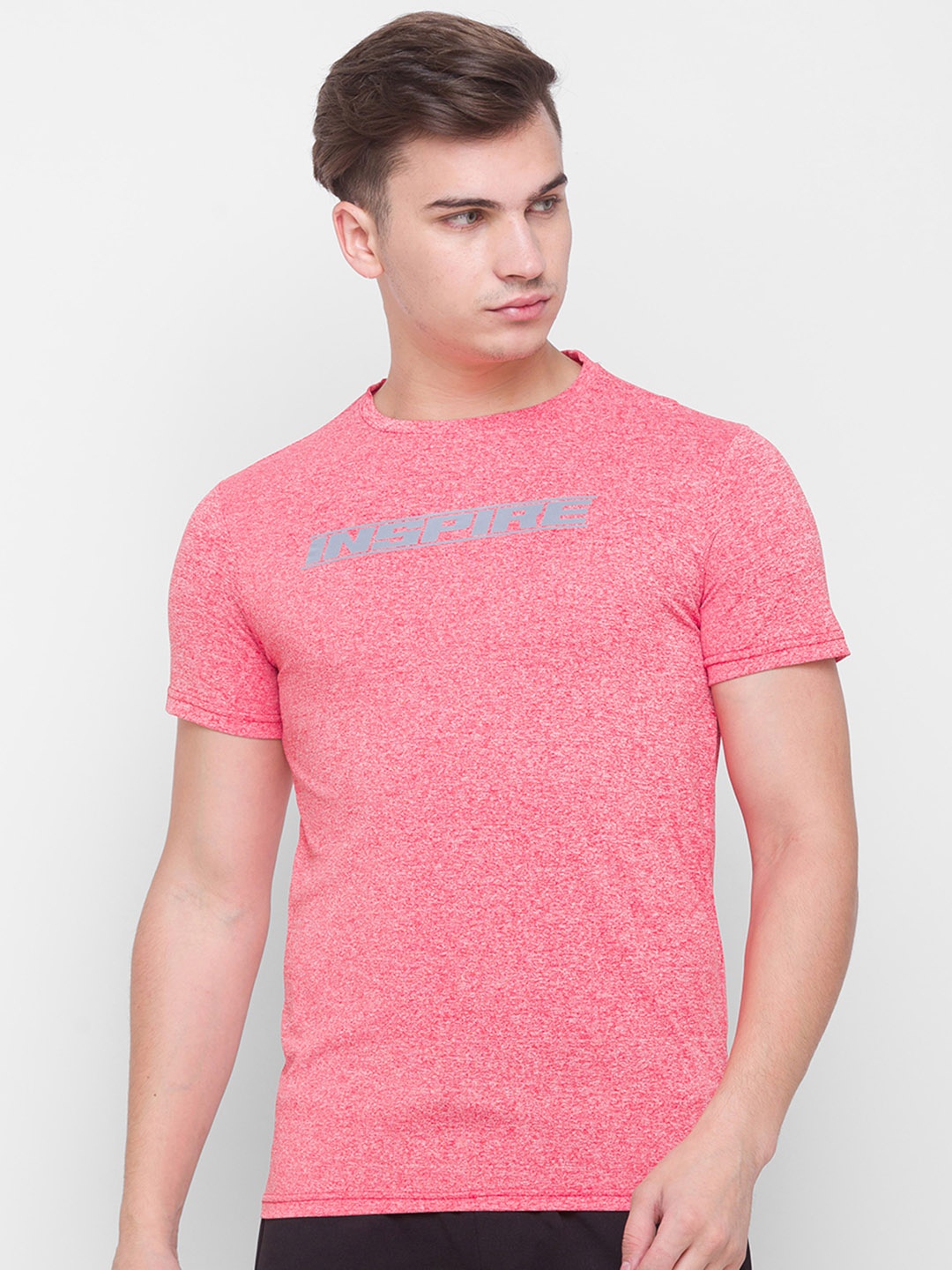 

Globus Men Orange Round Neck T-shirt