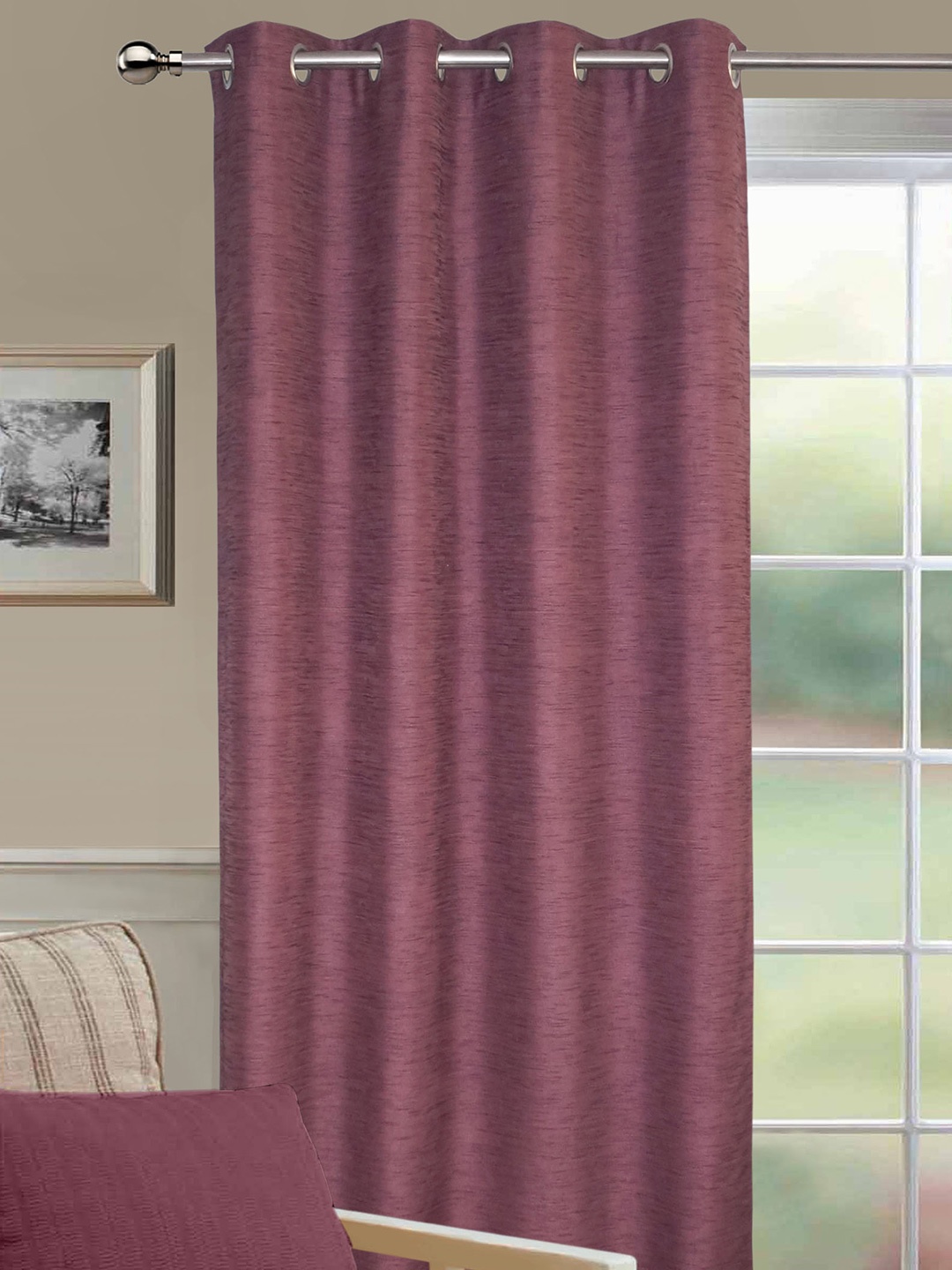 

Lushomes Purple Long Door Curtain