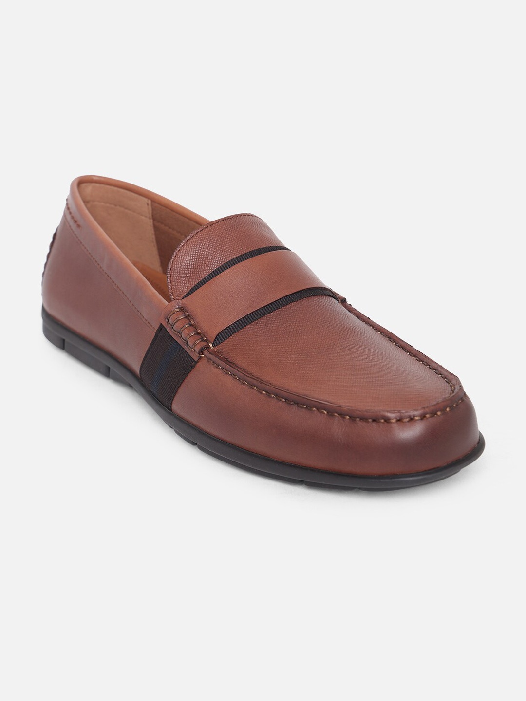 

ALDO Men Brown Leather Loafers