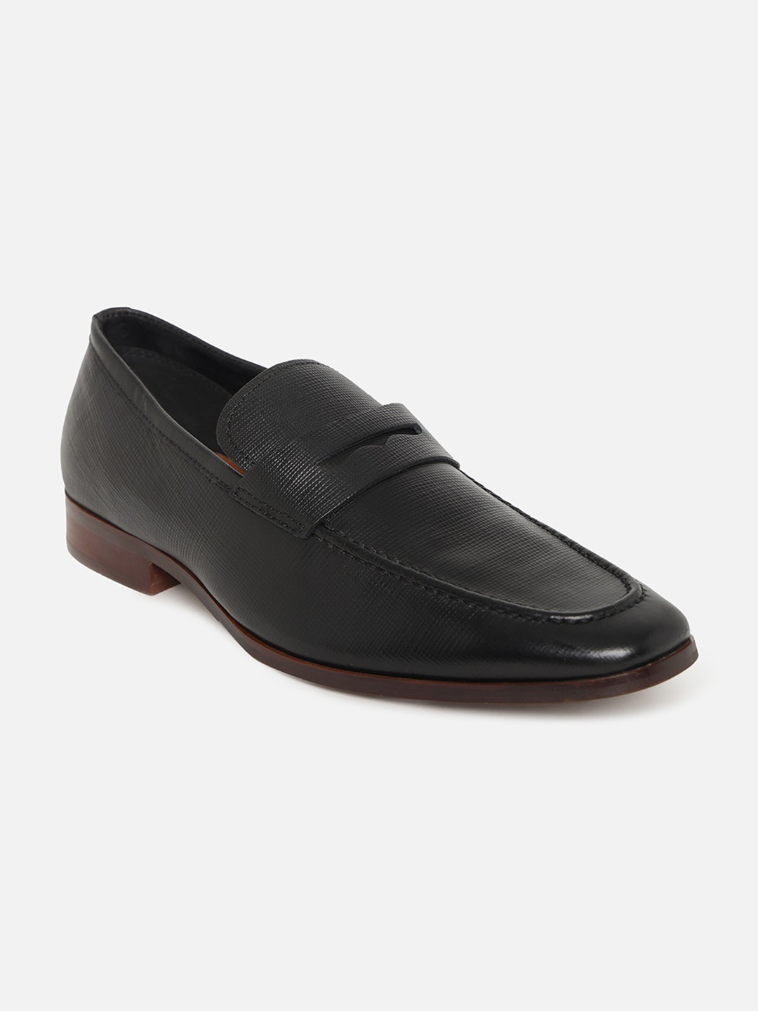 

ALDO Men Black Leather Loafers