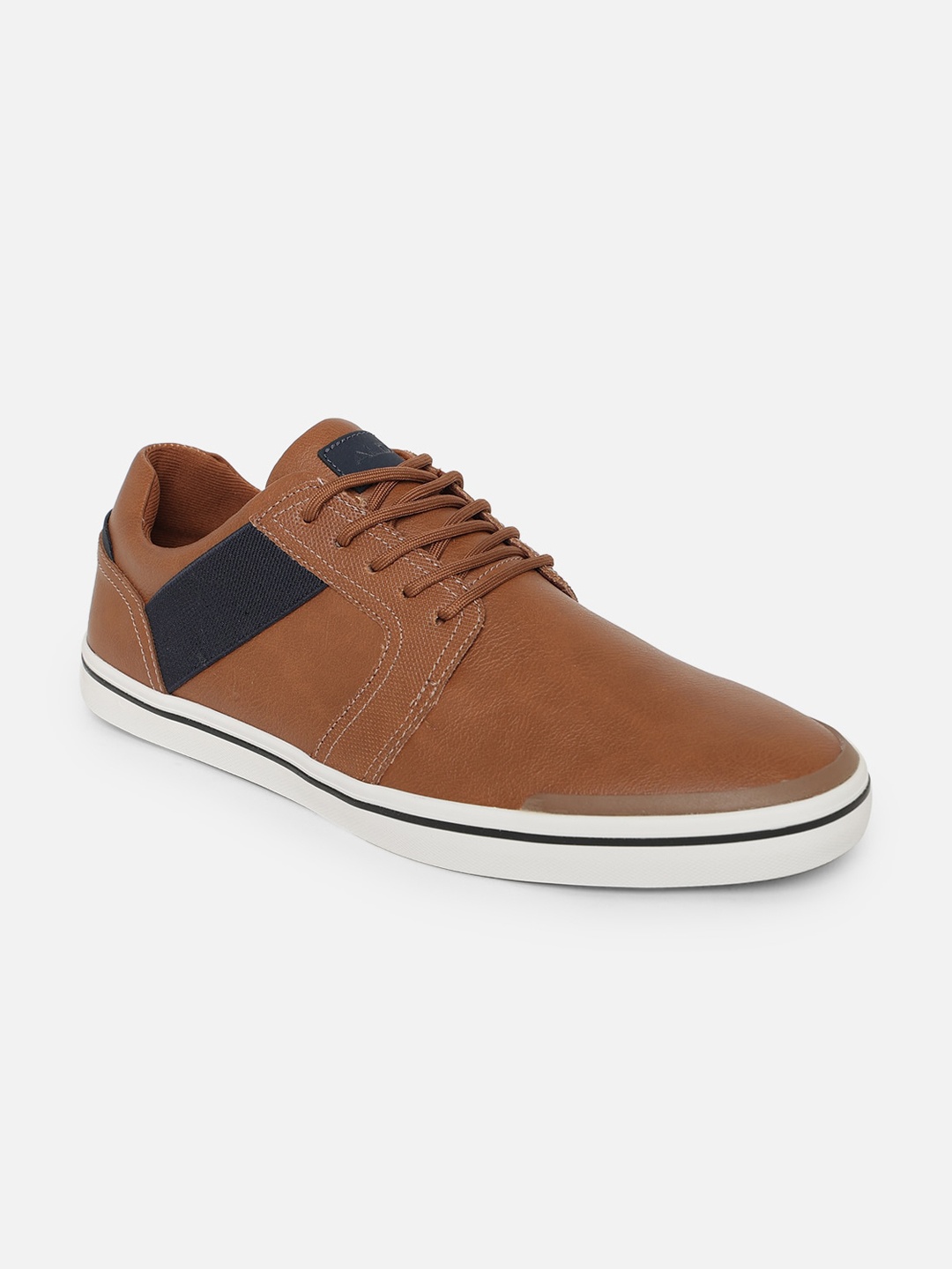 

ALDO Men Brown Colourblocked Regular Sneakers