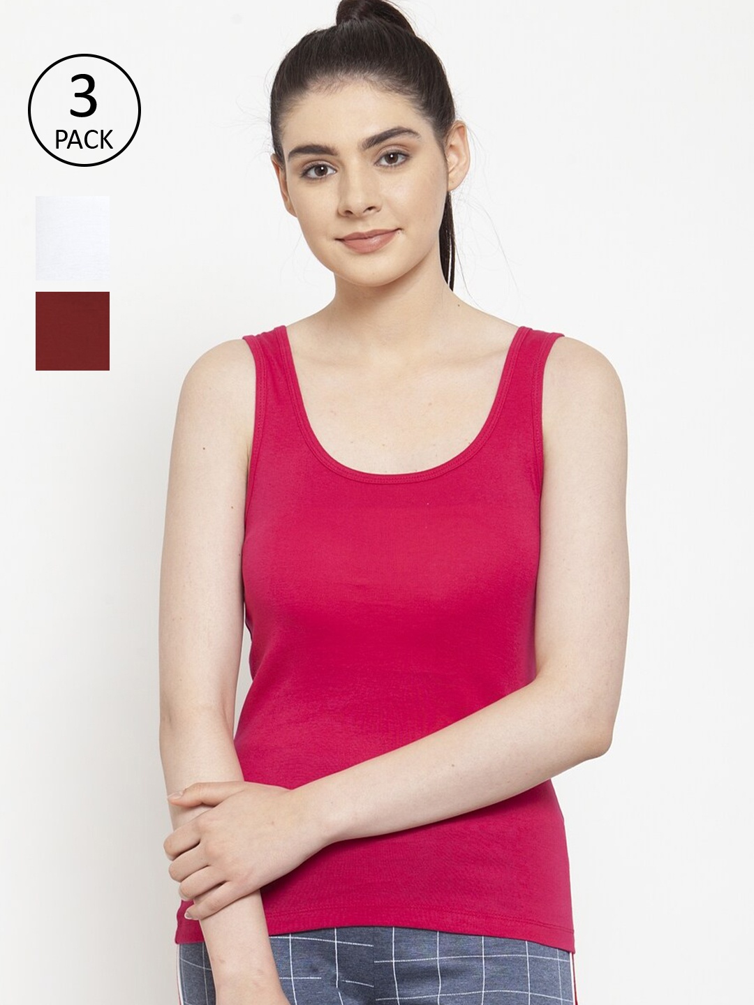 

Friskers White Tank Top