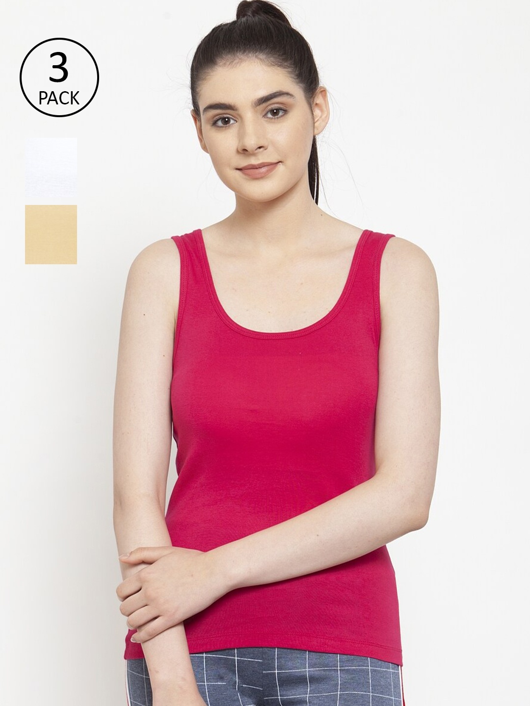 

Friskers White Tank Top