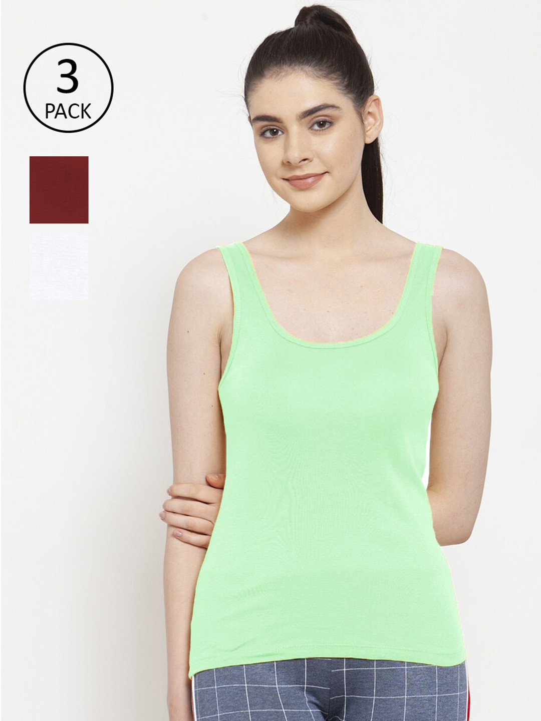 

Friskers White Tank Top