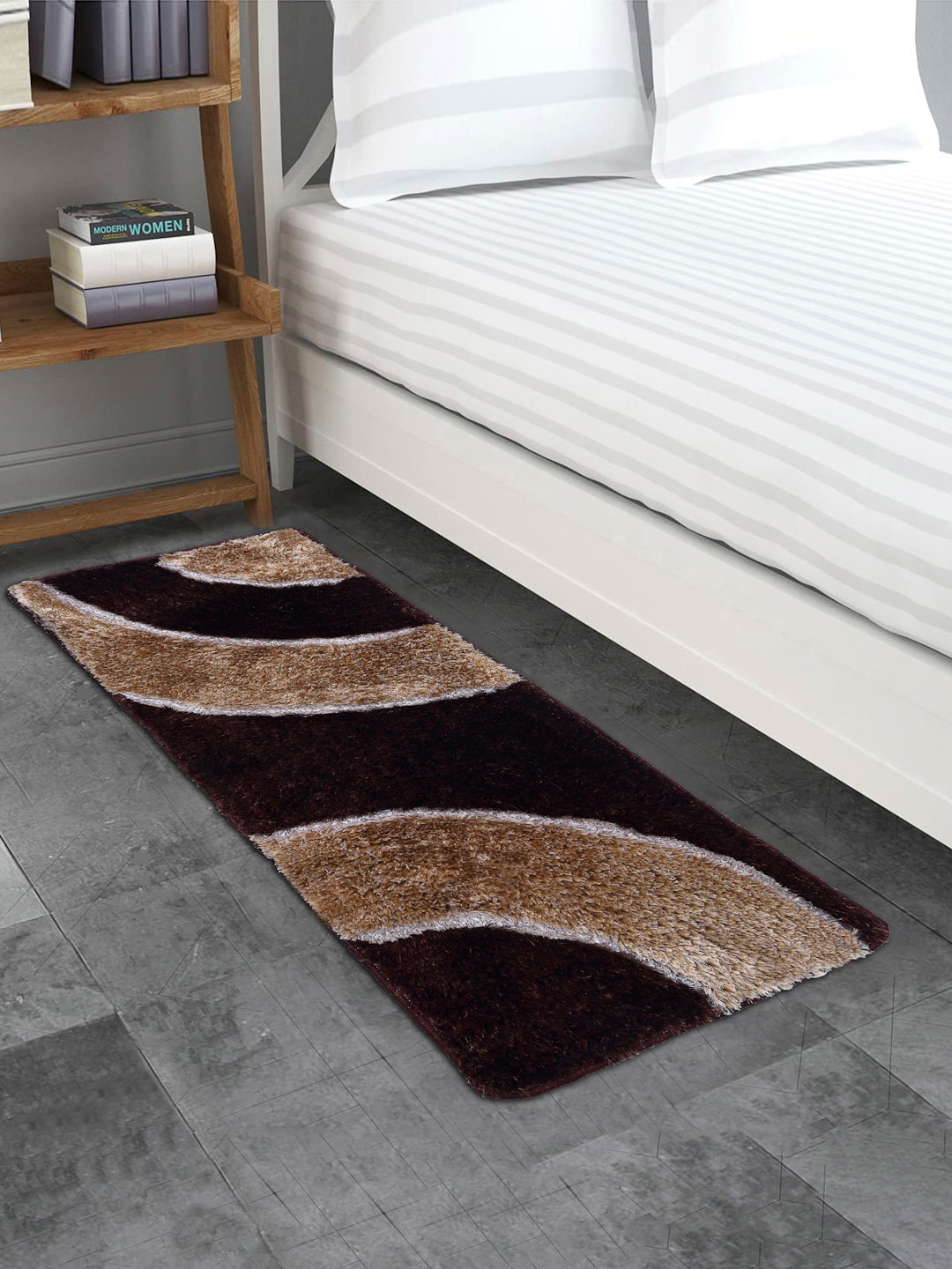 

Arrabi Brown & Beige Geometric Bed Runner