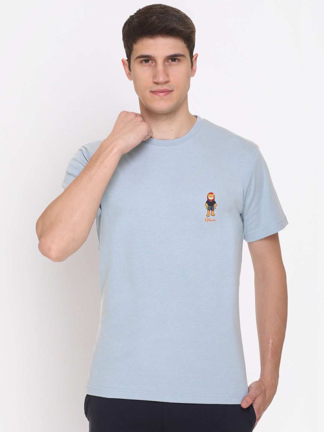 

Obaan Men Blue T-shirt