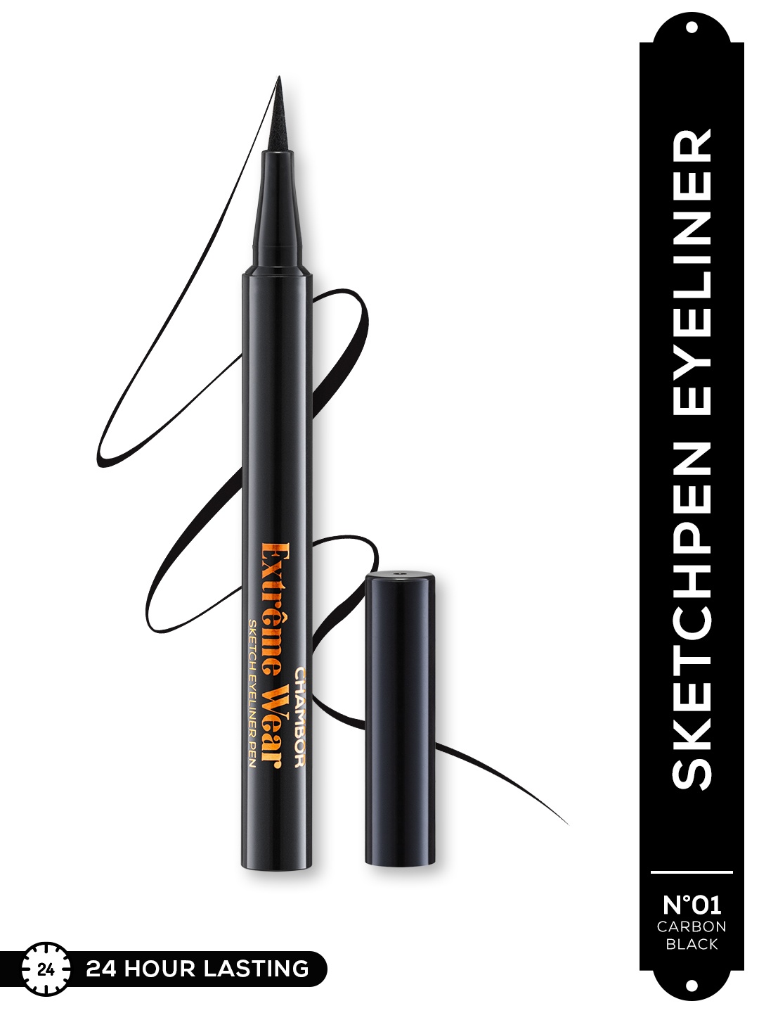 

Chambor Extreme Wear Sketch Eyeliner Pen 1.1ml - Carbon Black