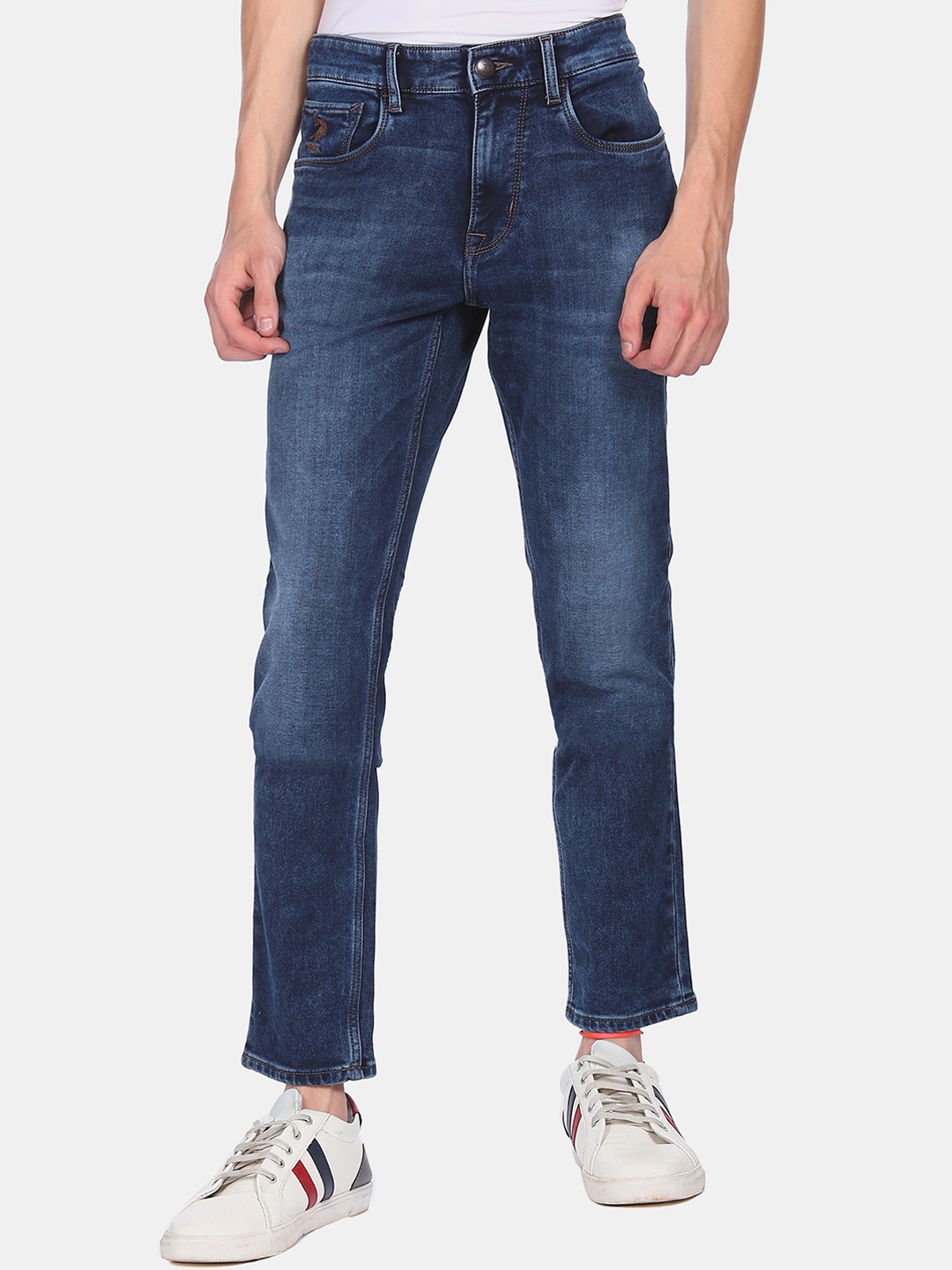 

U.S. Polo Assn. Denim Co. Men Blue Slim Fit Light Fade Jeans