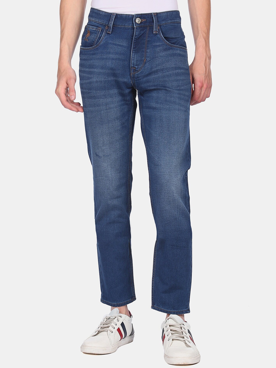 

U.S. Polo Assn. Denim Co. Men Blue Slim Fit Light Fade Jeans