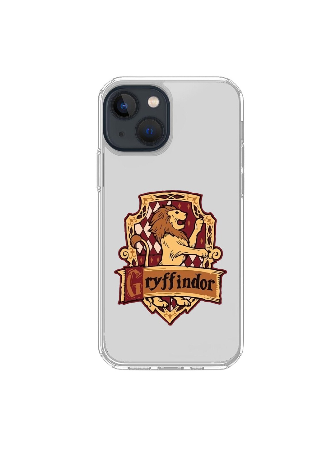 

macmerise Grey & Yellow Crest Gryffindor iPhone 13 Back Case