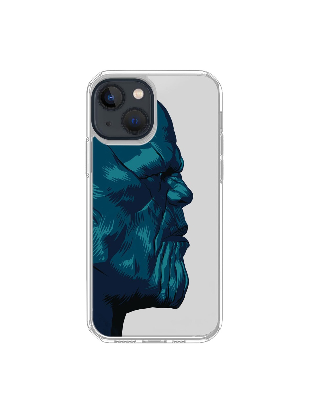 

macmerise Green & Black Thanos Clear Phone Case For iPhone 13 Mini