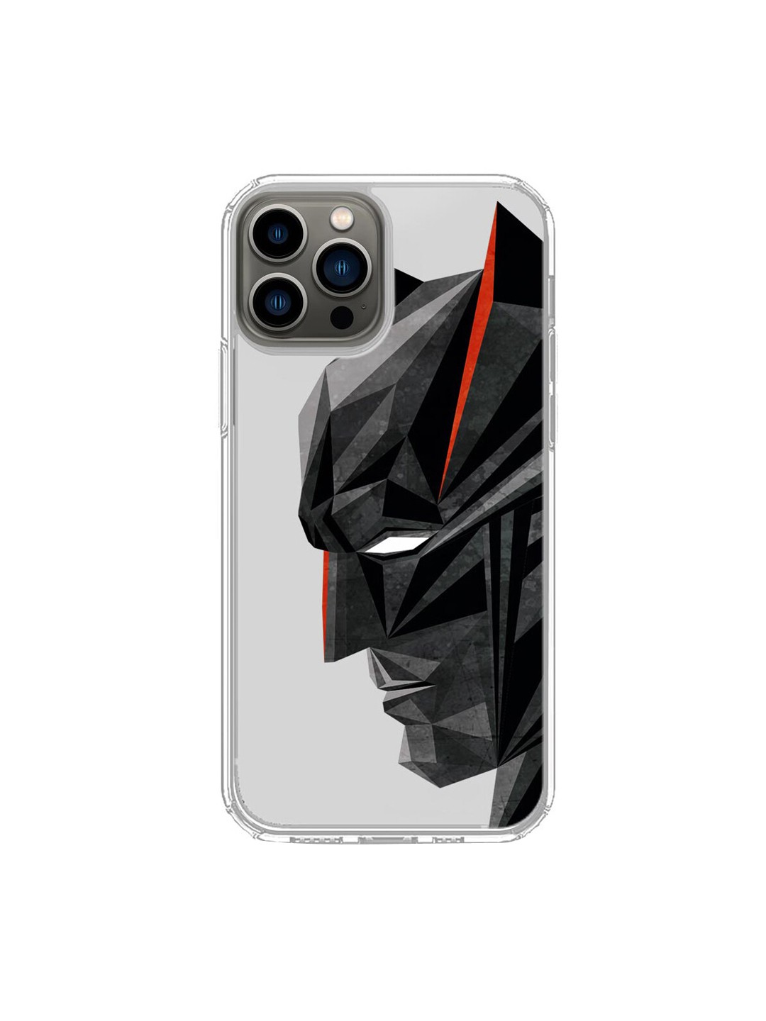 

macmerise Grey & Black Batman Geometric iPhone 13 Pro Max Back Case