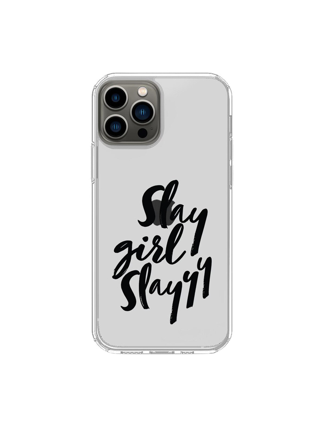 

macmerise Grey & Black Slay Girl Slay iPhone 13 Pro Max Back Case