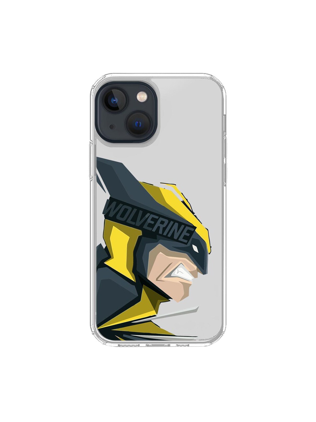 

macmerise Transparent & Yellow Printed Don't Mess With Wolverine iPhone 13 Back Case