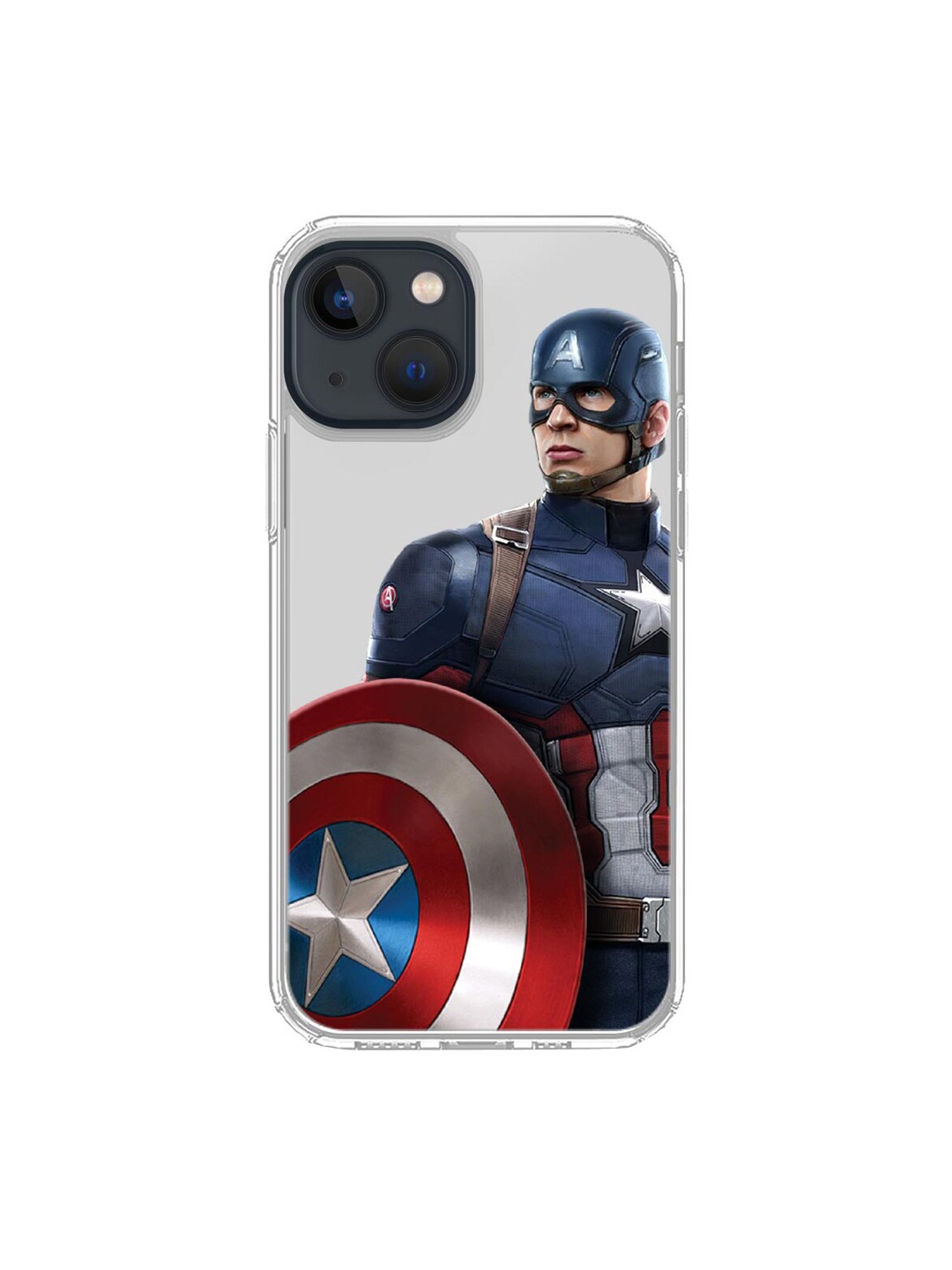 

macmerise Grey & Blue Team Blue Captain iPhone 13 Mini Back Case