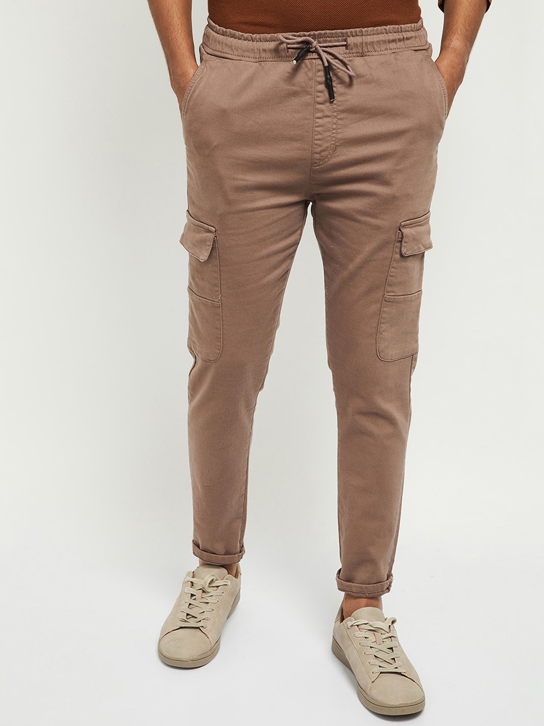 

max Men Khaki Trousers