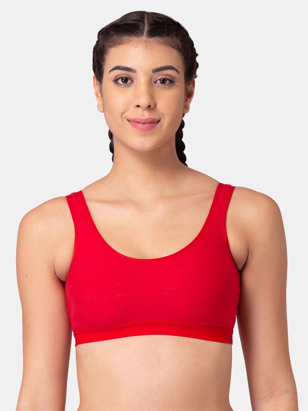 

Tweens Red T-shirt Bra Lightly Padded