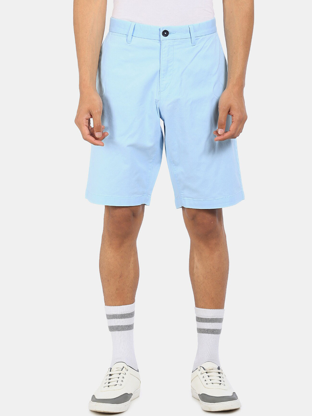 

U S Polo Assn Men Blue Chino Shorts