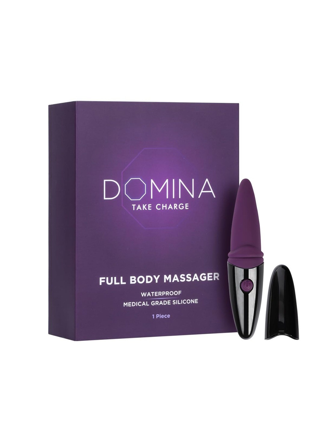 

PEESAFE Women Domina Massager with Deep Tissue Relief, 12 Vibration Settings & 1.5H Charge, Purple