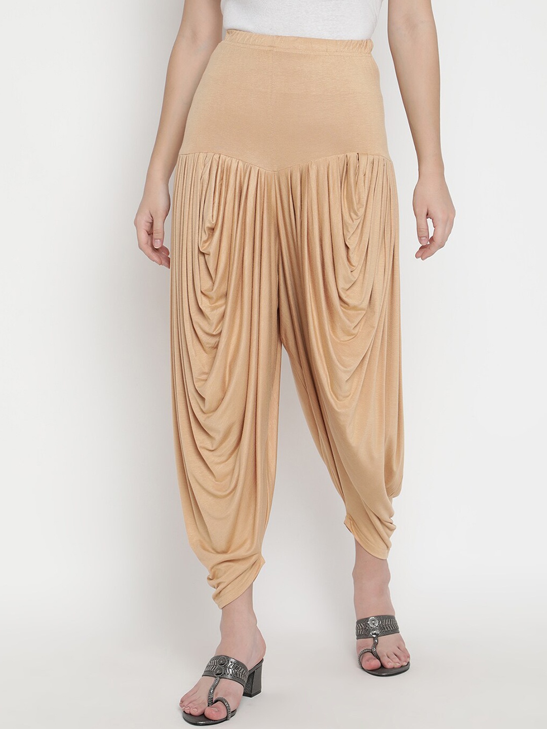 

V2 Value & Variety Women Beige Solid Harem Pants