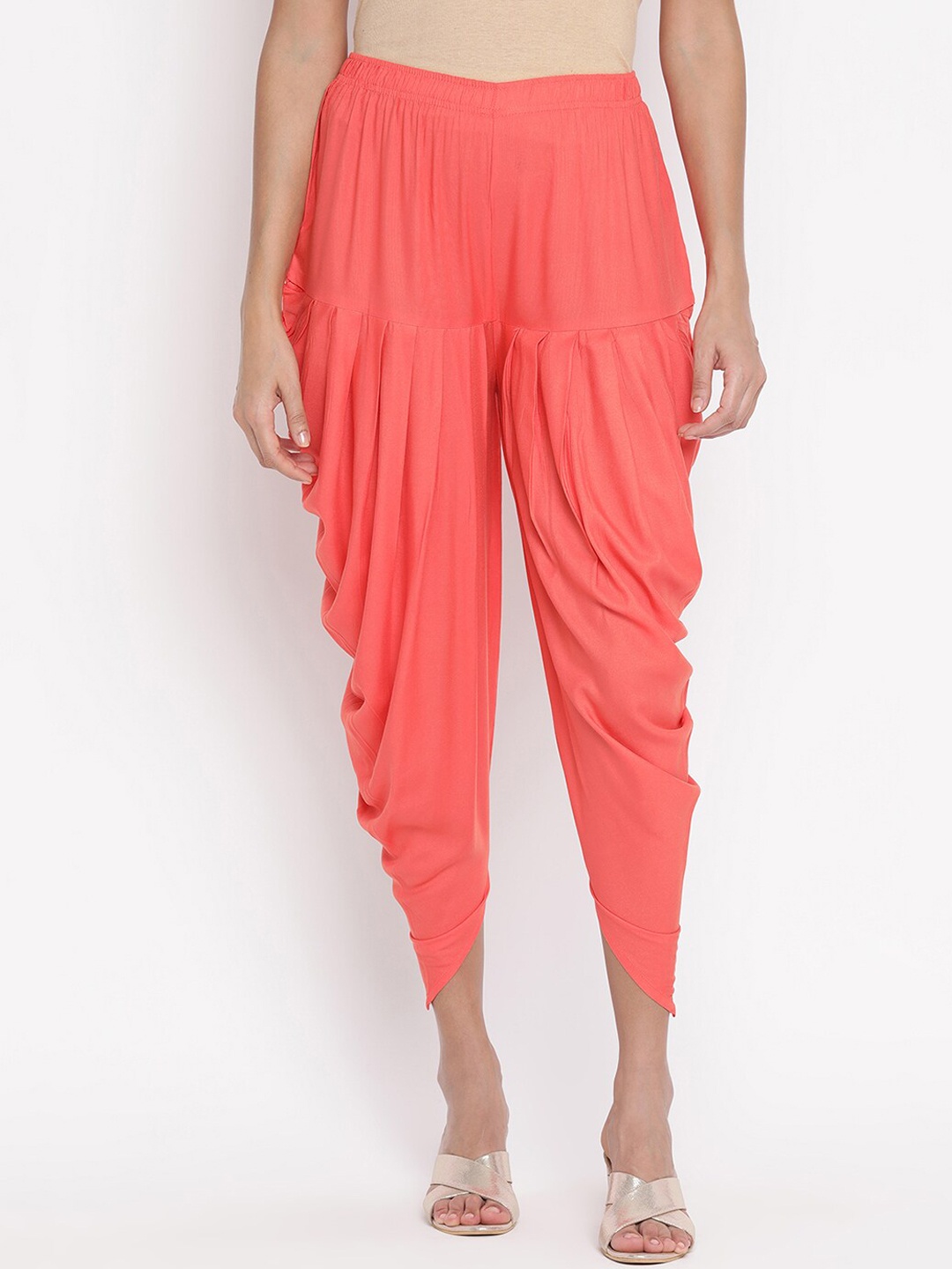 

V2 Value & Variety Women Coral Solid Harem Pants