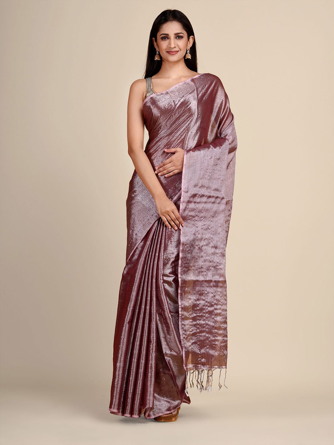 

Arhi Magenta Woven Design Saree