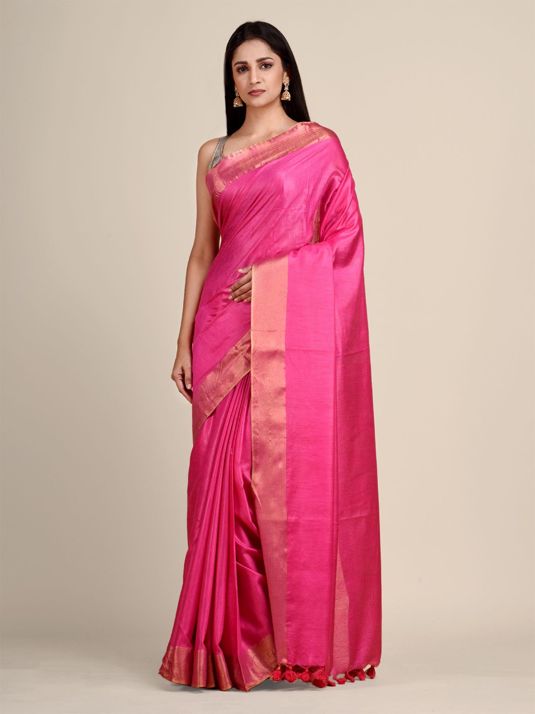 

Arhi Magenta Woven Design Saree